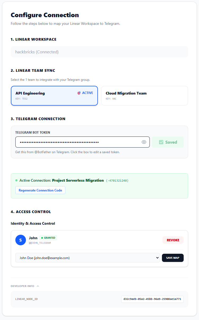 LinBot Console Preview